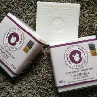 Natural organic lavender soap