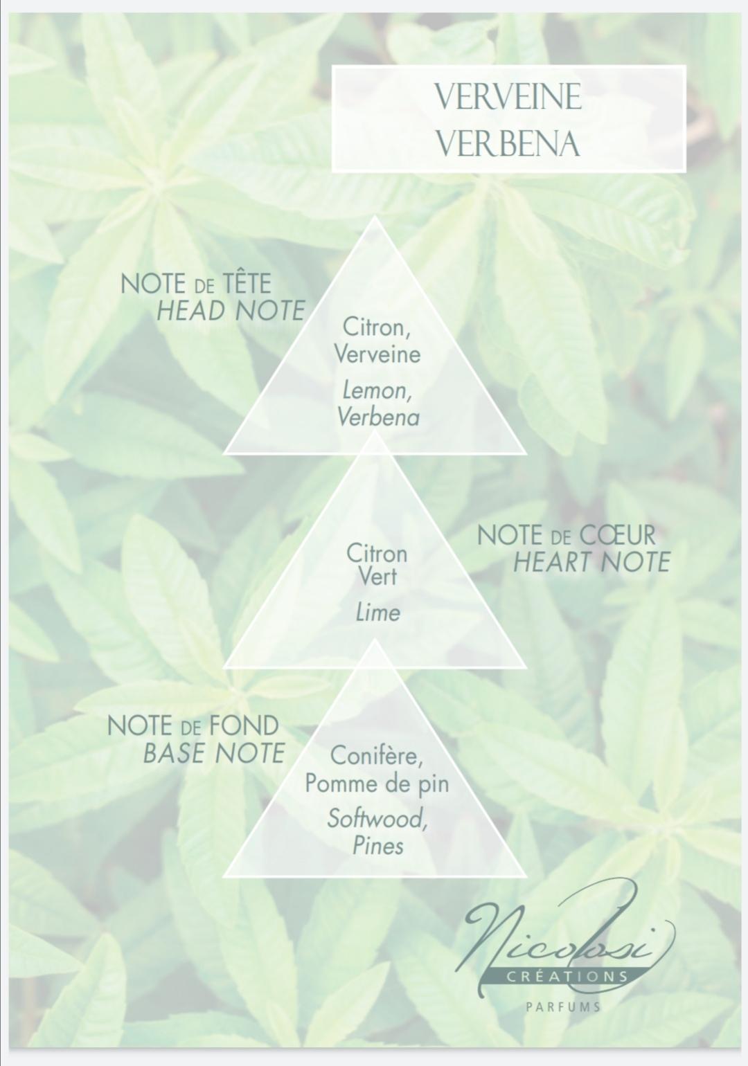 Verbena scent pyramid
